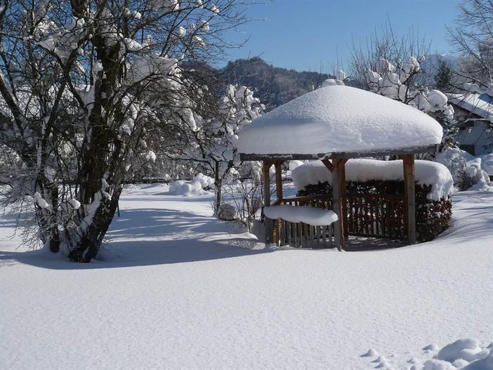 Pavillon im Winterschlaf