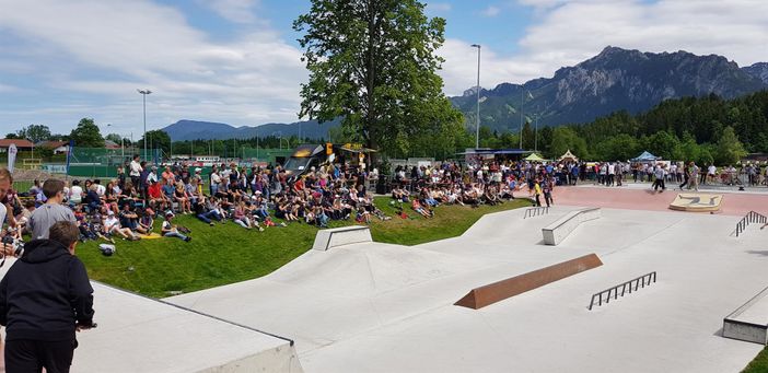 Die neue Skateranlage in Füssen / Allgäu