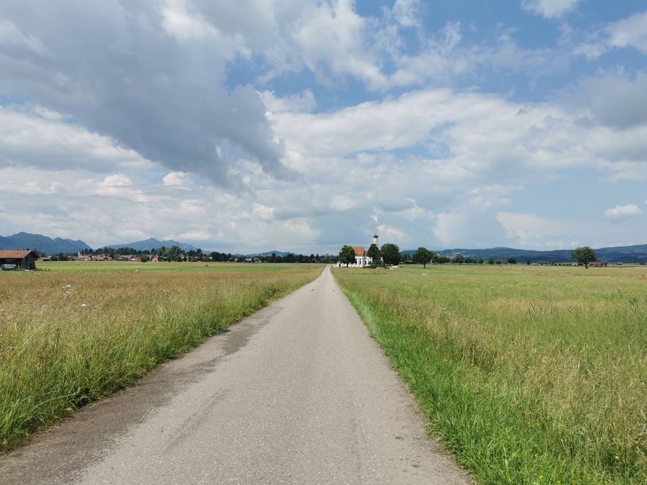 Weg Richtung St. Coloman