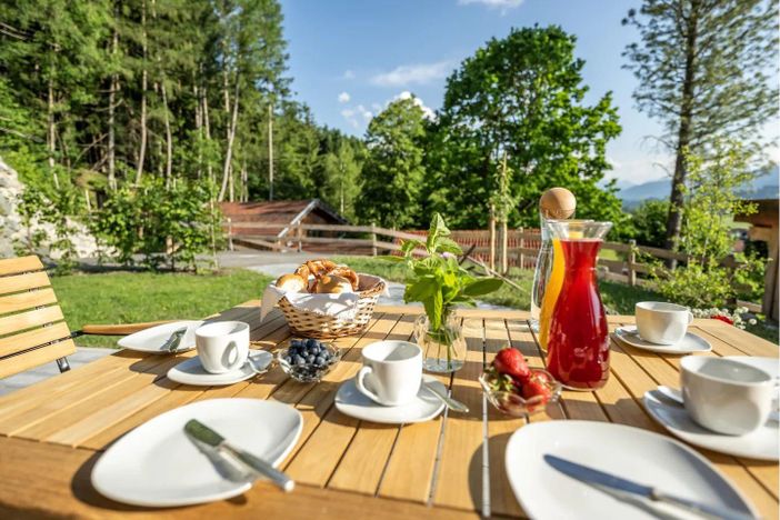 Frühstsücken in der Eiche