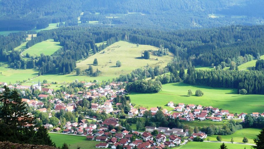 Blick über Weitnau von Sonneckgrat