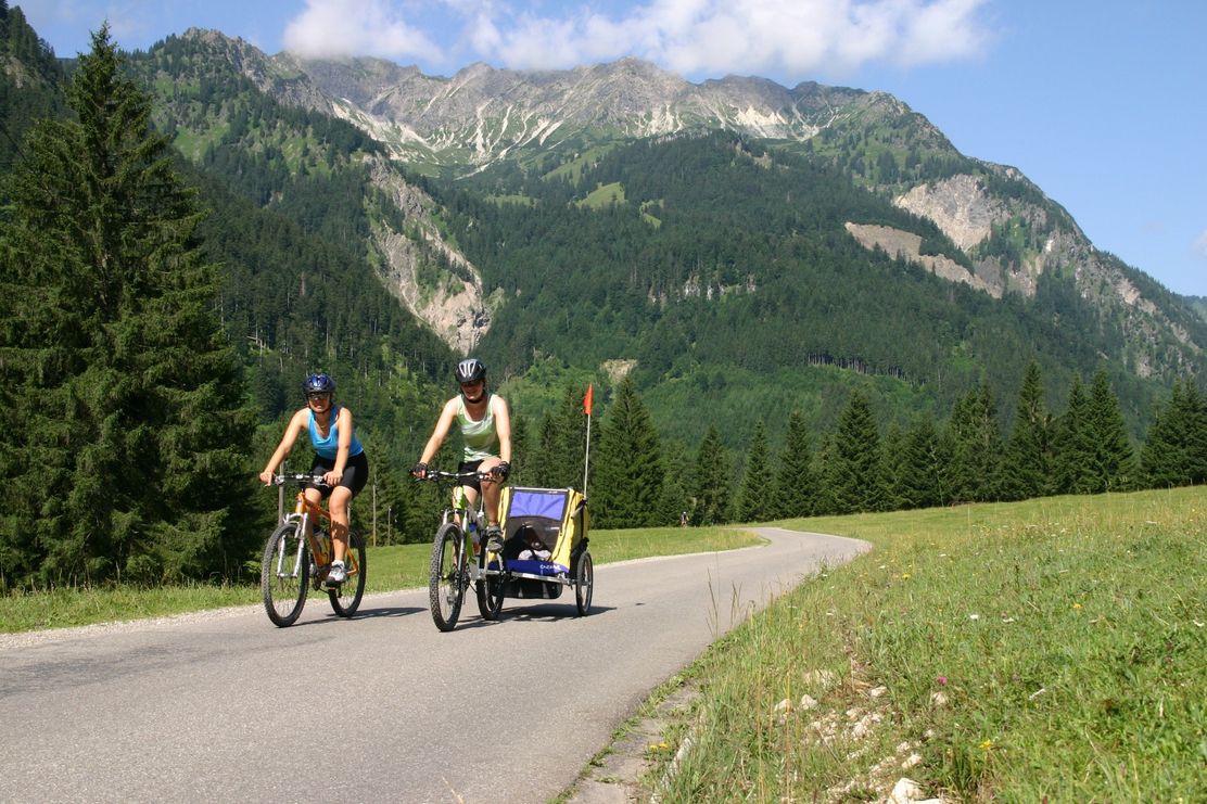 Radeln Richtung Giebelhaus