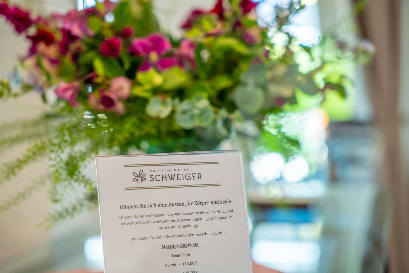 Auszeit und Entschleunigung