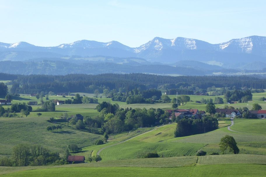 Siggener Höhe mit Blick auf die Nagelfluhkette