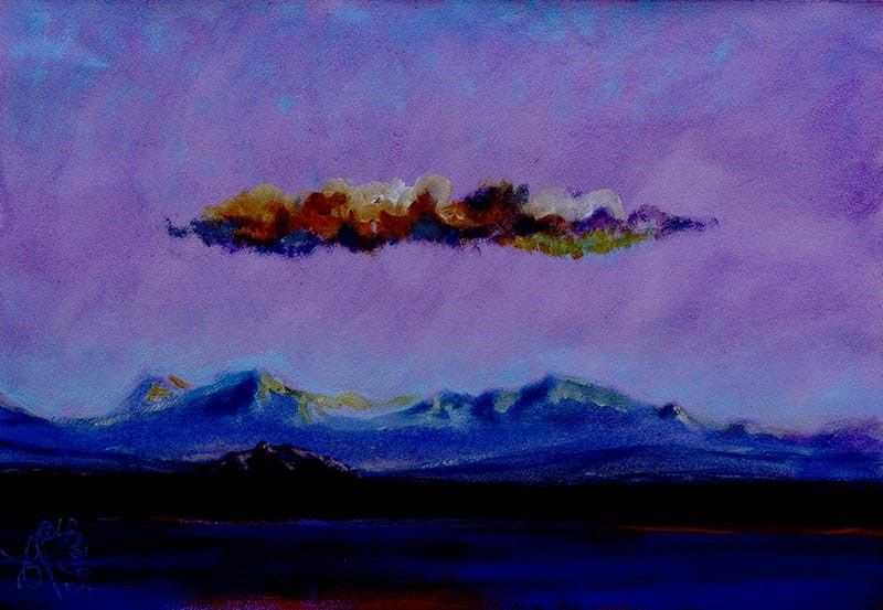 Blaue Stille - Gemälde von Jorge Alfonso