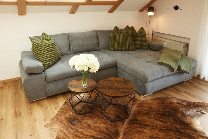 Unser gemütliches Sofa