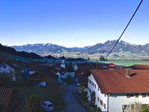 Aussicht aus der Wohnung nach Süden