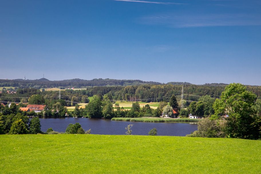 Eintürnenberg - Sicht über den Metzisweiler Weiher