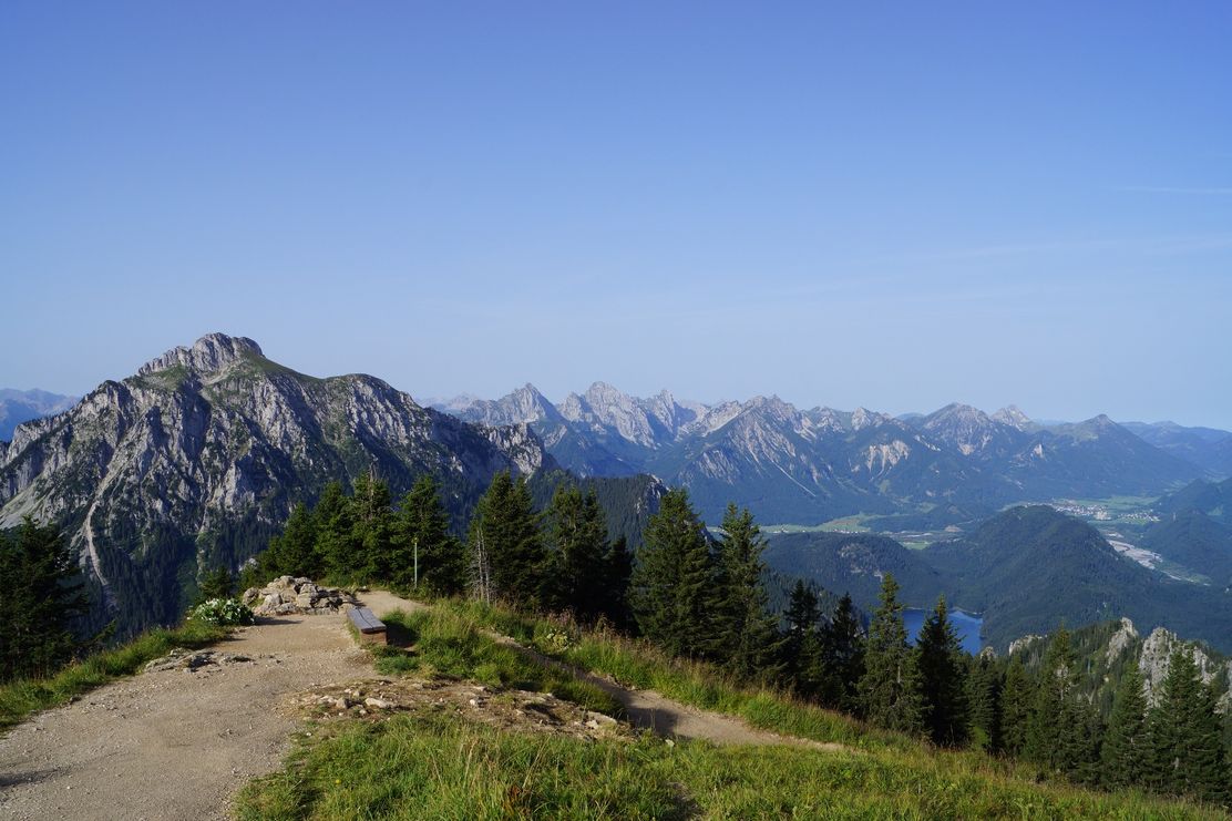 Panoramatour von der Bleckenau zum Tegelberg