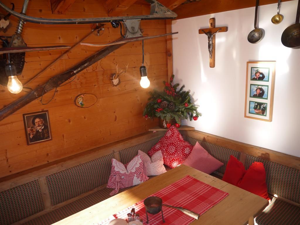 Skihütte Innenansicht