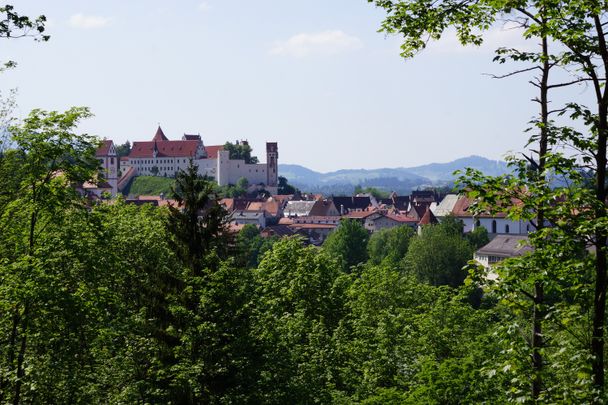 Blick zum Hohenschloss Füssen
