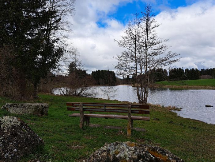Entspannen oder baden am Sticher Weiher