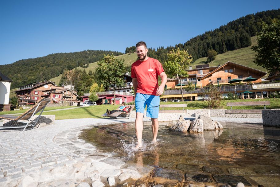 Wasserspaß am Dorfgarten Balderschwang