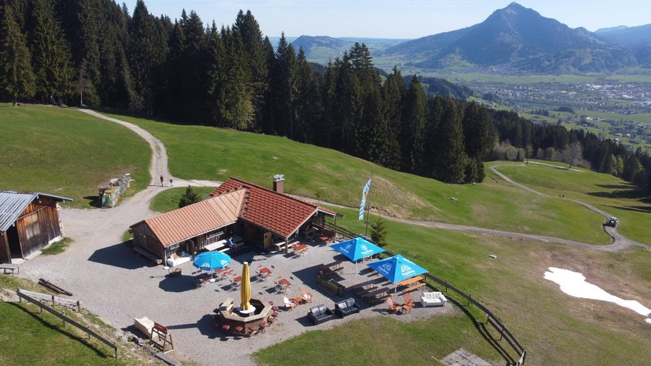 Blick auf die Terasse