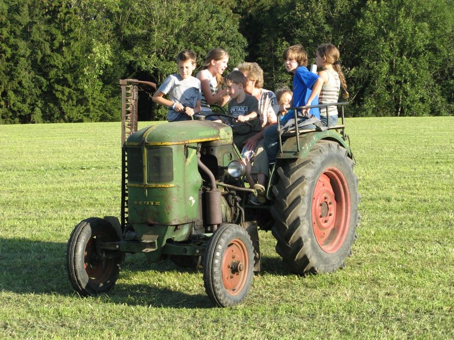 Unser Oldtimertraktor ein Highlight