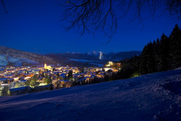 Oberstaufen Winterpanorama_Nacht
