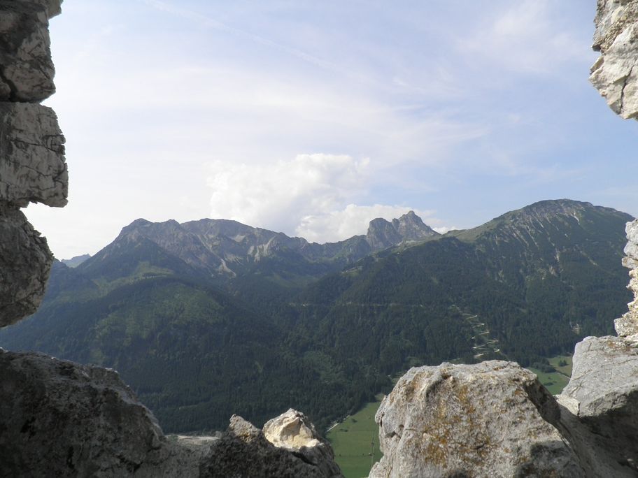 Blick vom Falkenstein Richtung Aggenstein und Breitenberg
