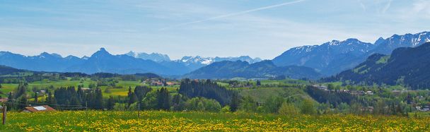 Panorama vom Almcafé Schnakenhöhe