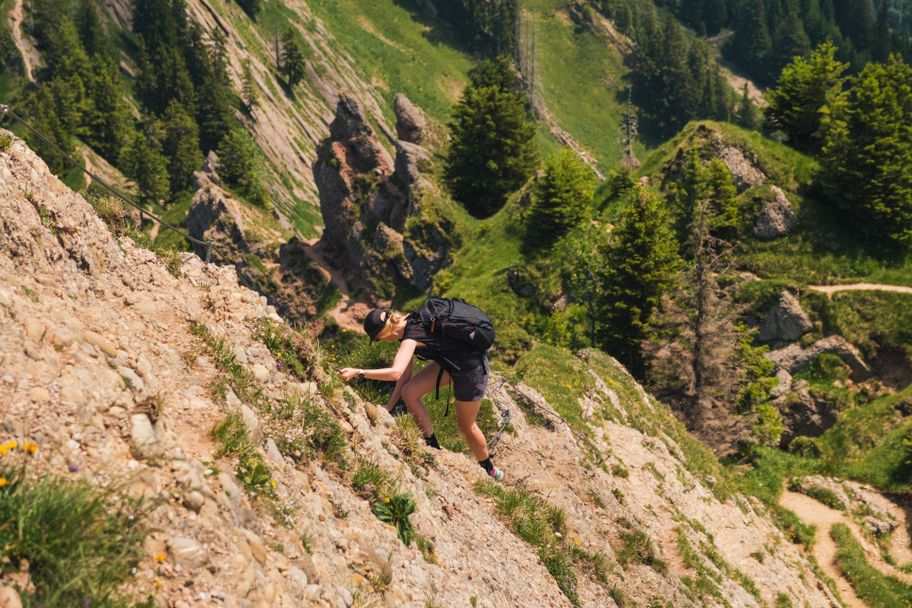 Kraxelpassage am Stuiben