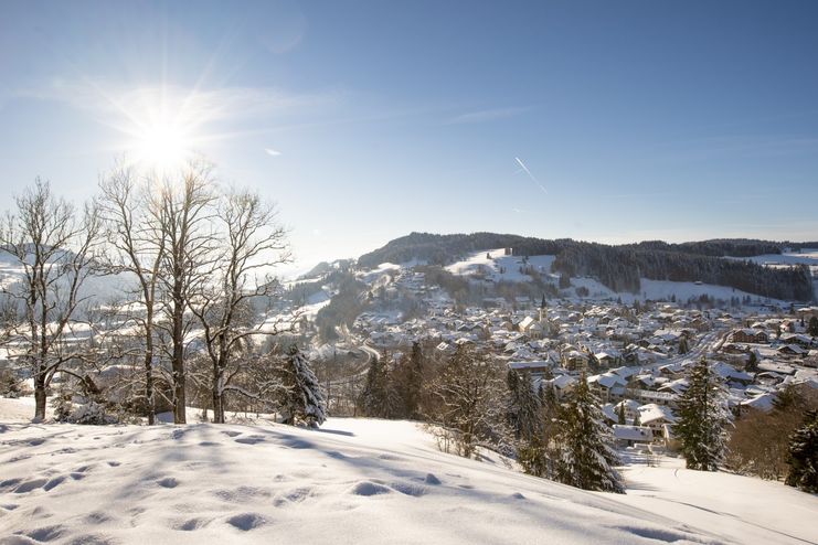 Ausblick vom Staufen auf den Ort