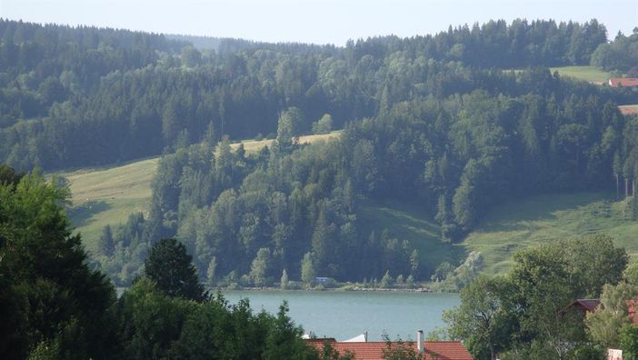 Blick vom Balkon
