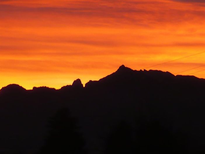 Sonnenuntergang von den Balkonen