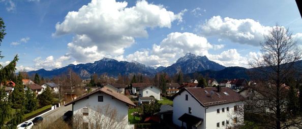 Aussicht vom Balkon