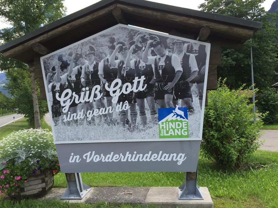Grüß Gott in Vorderhindelang