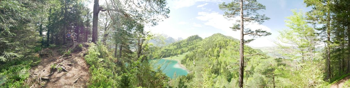 Blick auf Alatsee und Weißensee