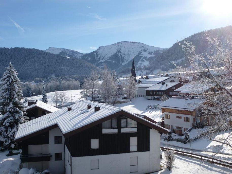 Hochgratblick von WoZi. und Balkon
