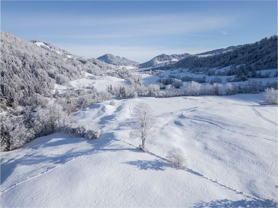 Das Winterliche Weißachtal