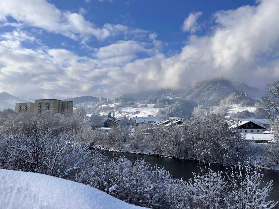 Winterspaziergang ab Blaichach entlang der Iller