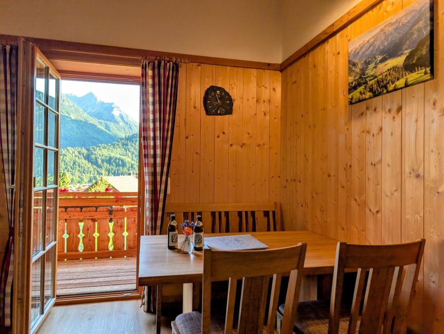 Esstisch mit Aussicht