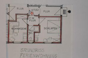 Skizze Wohnung