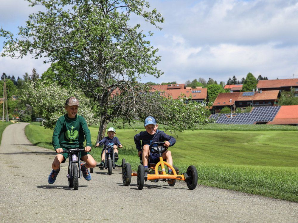 Ketcarfahren auf freier Straße