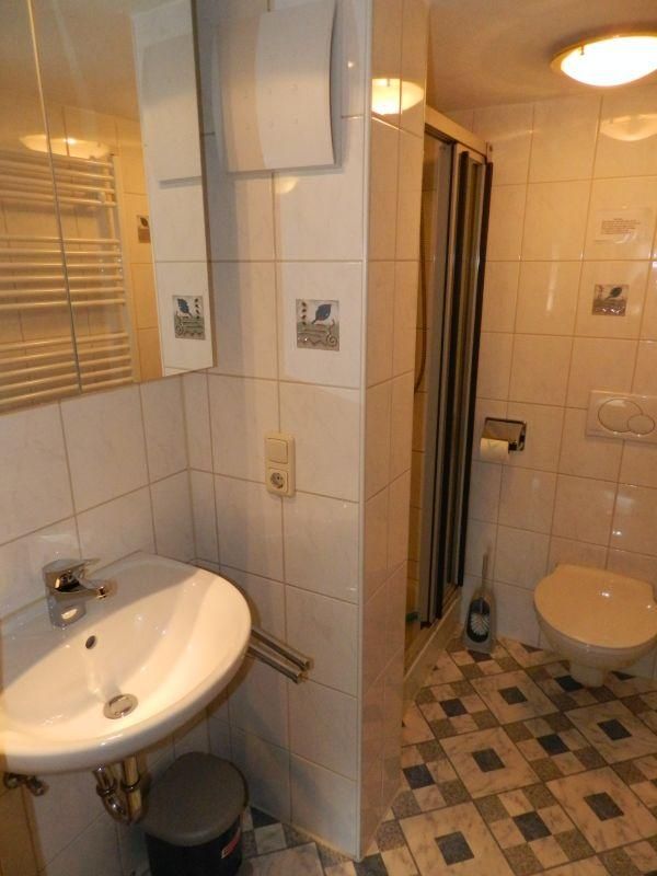 Badezimmer im Gästehaus Vogler