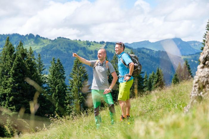 Wanderglück direkt vor der Hoteltür