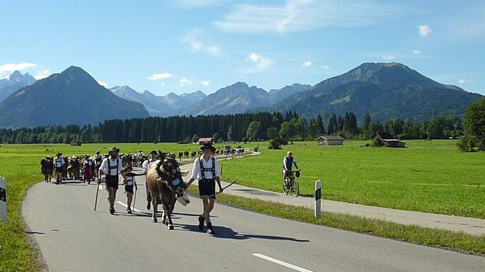 auf dem Weg nach Schöllang