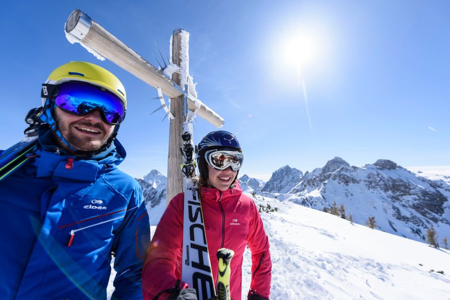 Gamskopf mit Panoramainformator