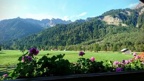 Blick vom Balkon