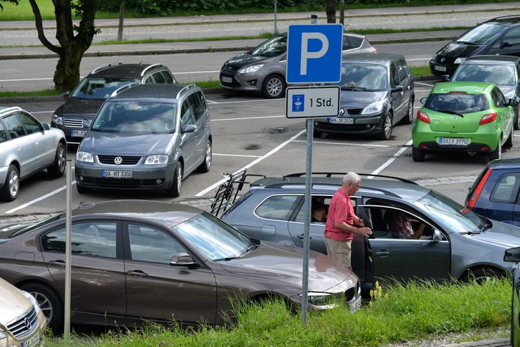 Parkplatz Festhalle Hinterstein