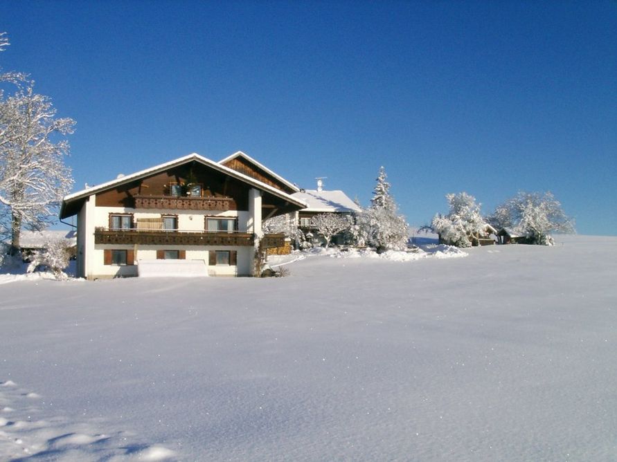 Das Gästehaus im Winter