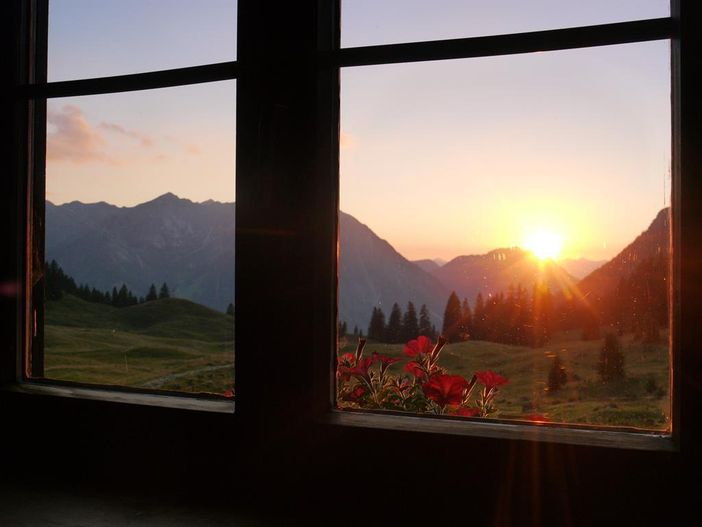 Traumhafter Sonnenuntergang - Willersalpe