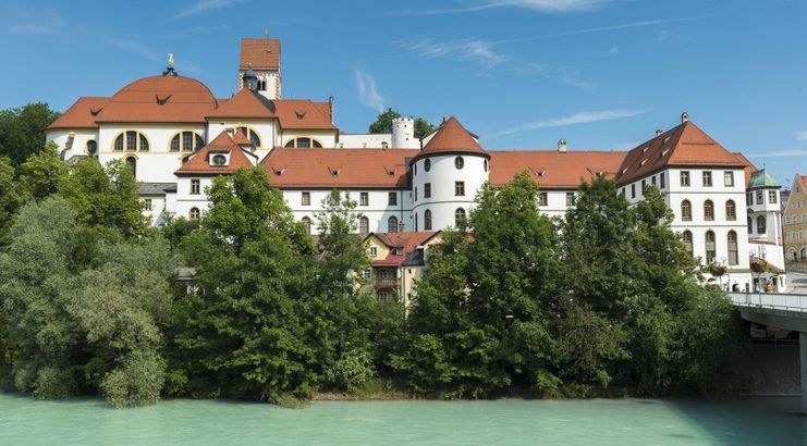 Benediktinerkloster Sankt Mang in Füssen im Allgäu