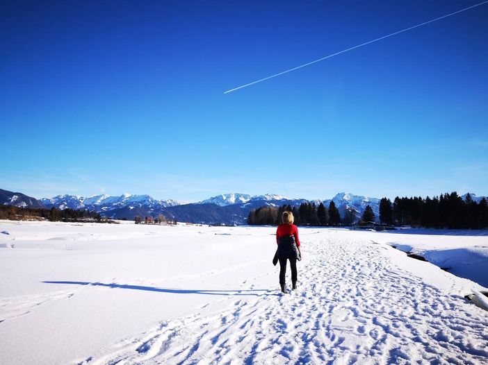 Durch den Forggensee