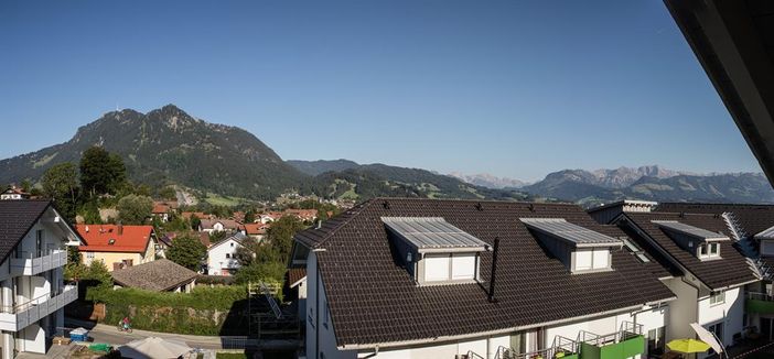 Blick vom Balkon