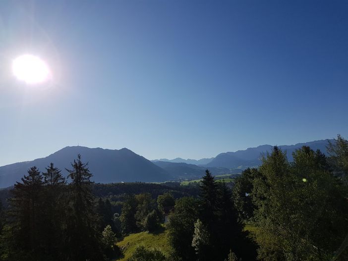 Sonnenaufgang - Blick aus Panorama-Apartment