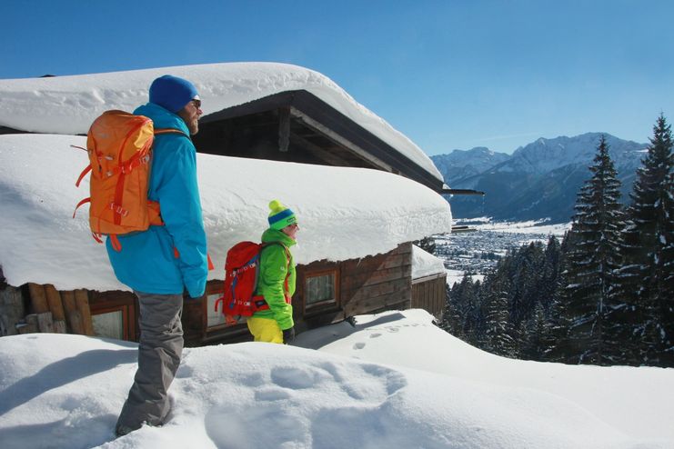 Winterwanderung zur Hündeleskopfhütte