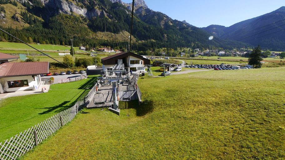 Talstation der Doppelsesselbahn Krinnenalpe