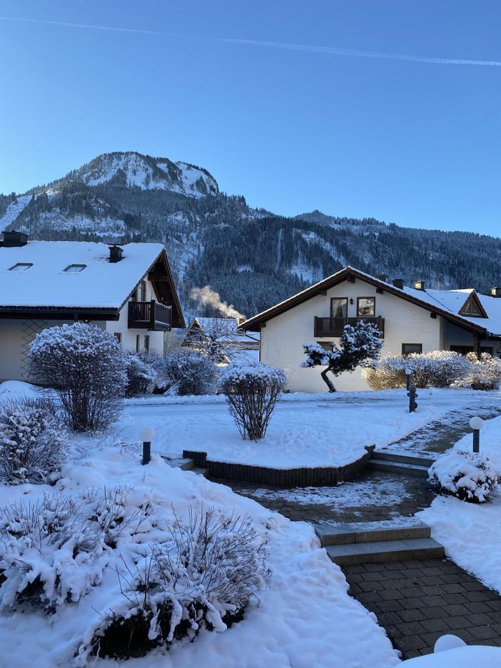 Berglick im Winter